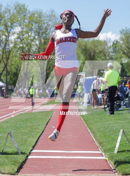 Thumbnail 1 in CHSAA Track and Field 5A Championships (Girls Long Jump) photogallery.