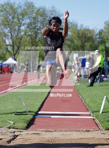 Thumbnail 3 in CHSAA Track and Field 5A Championships (Girls Long Jump) photogallery.
