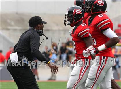 Thumbnail 2 in Camden County vs. Glenville (Kirk Herbstreit National Kickoff Classic) photogallery.