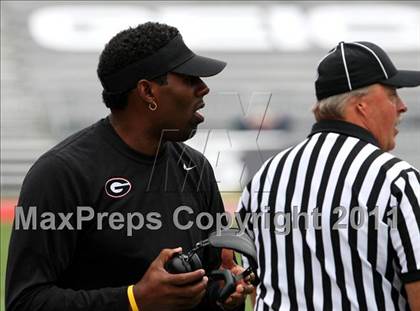 Thumbnail 1 in Camden County vs. Glenville (Kirk Herbstreit National Kickoff Classic) photogallery.