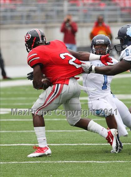 Thumbnail 3 in Camden County vs. Glenville (Kirk Herbstreit National Kickoff Classic) photogallery.
