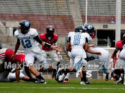 Thumbnail 3 in Camden County vs. Glenville (Kirk Herbstreit National Kickoff Classic) photogallery.