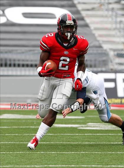 Thumbnail 3 in Camden County vs. Glenville (Kirk Herbstreit National Kickoff Classic) photogallery.