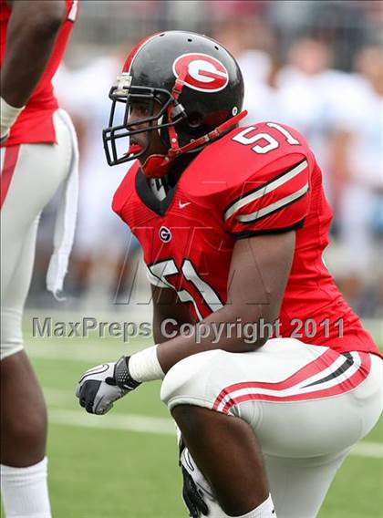 Thumbnail 1 in Camden County vs. Glenville (Kirk Herbstreit National Kickoff Classic) photogallery.