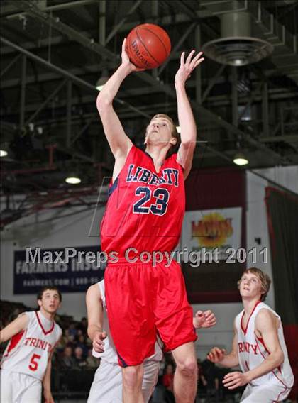 Thumbnail 1 in Trinity vs. Liberty Christian (CIF NS D5 Final) photogallery.