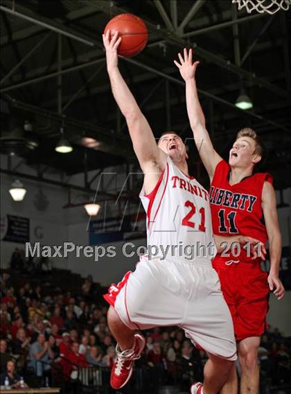 Thumbnail 1 in Trinity vs. Liberty Christian (CIF NS D5 Final) photogallery.