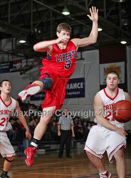 Thumbnail 1 in Trinity vs. Liberty Christian (CIF NS D5 Final) photogallery.