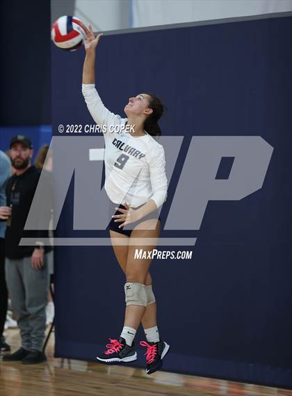 Thumbnail 3 in Calvary Christian vs Venice (Nike Tournament of Champions) photogallery.