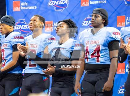 Thumbnail 1 in Burke County vs Carver (GHSA 2A State Championship Final) photogallery.