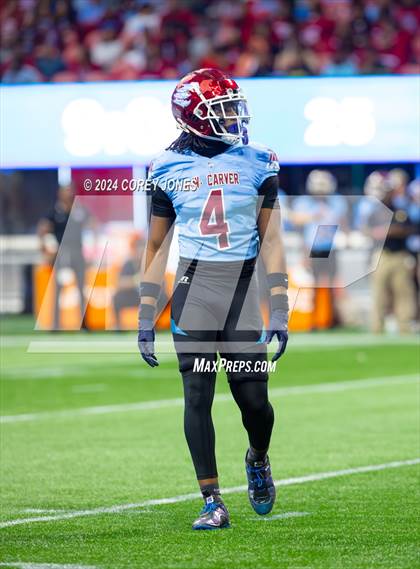 Thumbnail 2 in Burke County vs Carver (GHSA 2A State Championship Final) photogallery.