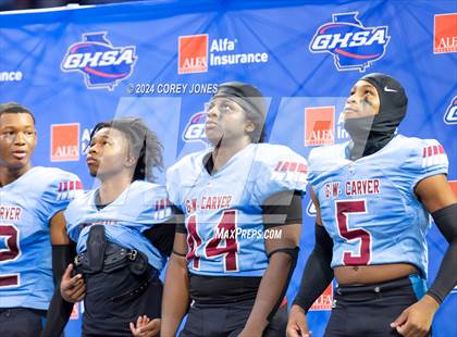 Thumbnail 2 in Burke County vs Carver (GHSA 2A State Championship Final) photogallery.