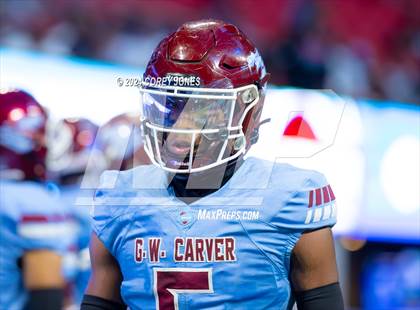 Thumbnail 2 in Burke County vs Carver (GHSA 2A State Championship Final) photogallery.