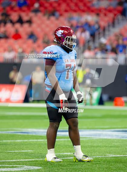 Thumbnail 2 in Burke County vs Carver (GHSA 2A State Championship Final) photogallery.