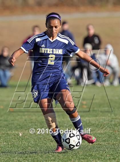 Thumbnail 2 in Notre Dame-Fairfield @ St. Bernard (CIAC Class M 1st Round) photogallery.