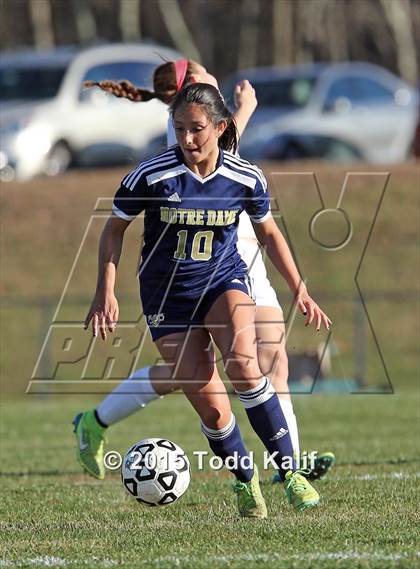 Thumbnail 1 in Notre Dame-Fairfield @ St. Bernard (CIAC Class M 1st Round) photogallery.