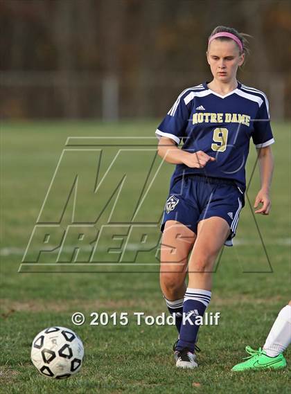 Thumbnail 1 in Notre Dame-Fairfield @ St. Bernard (CIAC Class M 1st Round) photogallery.
