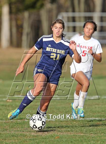 Thumbnail 3 in Notre Dame-Fairfield @ St. Bernard (CIAC Class M 1st Round) photogallery.