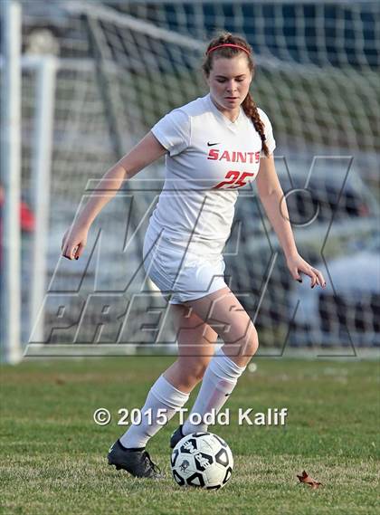 Thumbnail 1 in Notre Dame-Fairfield @ St. Bernard (CIAC Class M 1st Round) photogallery.