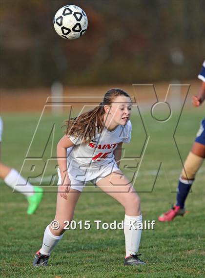Thumbnail 1 in Notre Dame-Fairfield @ St. Bernard (CIAC Class M 1st Round) photogallery.