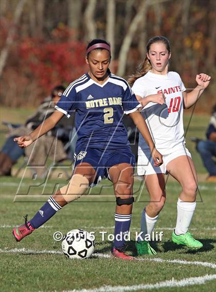 Thumbnail 3 in Notre Dame-Fairfield @ St. Bernard (CIAC Class M 1st Round) photogallery.