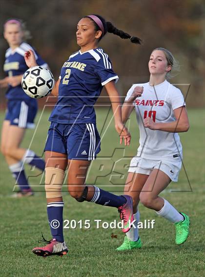 Thumbnail 1 in Notre Dame-Fairfield @ St. Bernard (CIAC Class M 1st Round) photogallery.