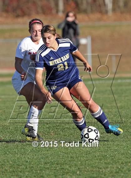 Thumbnail 1 in Notre Dame-Fairfield @ St. Bernard (CIAC Class M 1st Round) photogallery.