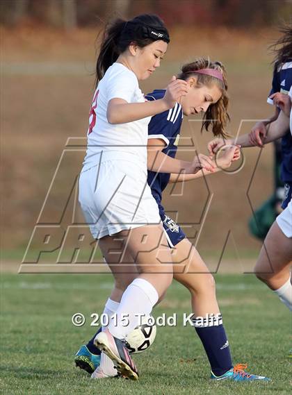 Thumbnail 1 in Notre Dame-Fairfield @ St. Bernard (CIAC Class M 1st Round) photogallery.