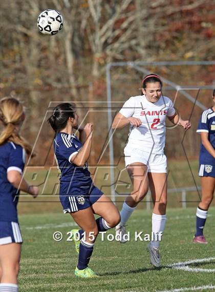 Thumbnail 2 in Notre Dame-Fairfield @ St. Bernard (CIAC Class M 1st Round) photogallery.