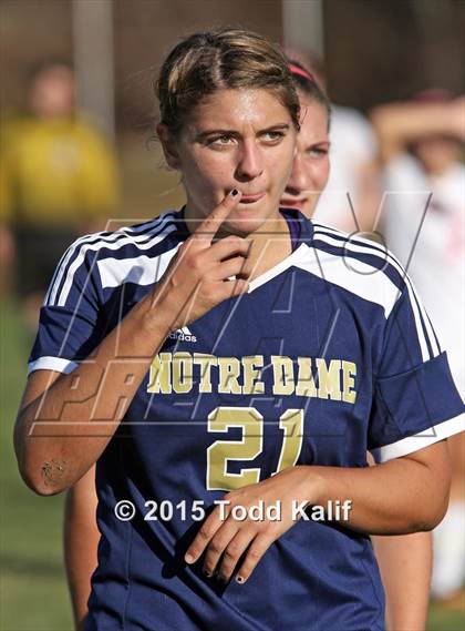Thumbnail 1 in Notre Dame-Fairfield @ St. Bernard (CIAC Class M 1st Round) photogallery.