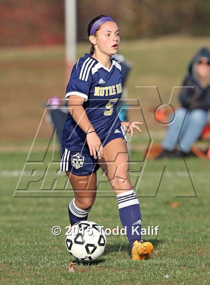 Thumbnail 2 in Notre Dame-Fairfield @ St. Bernard (CIAC Class M 1st Round) photogallery.