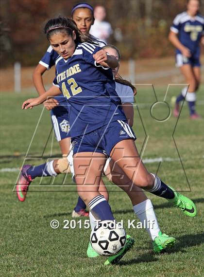 Thumbnail 1 in Notre Dame-Fairfield @ St. Bernard (CIAC Class M 1st Round) photogallery.