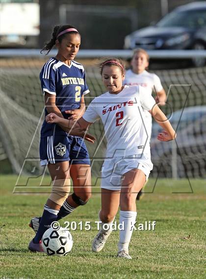 Thumbnail 2 in Notre Dame-Fairfield @ St. Bernard (CIAC Class M 1st Round) photogallery.