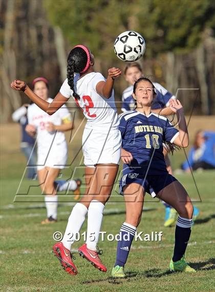 Thumbnail 1 in Notre Dame-Fairfield @ St. Bernard (CIAC Class M 1st Round) photogallery.