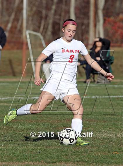 Thumbnail 1 in Notre Dame-Fairfield @ St. Bernard (CIAC Class M 1st Round) photogallery.