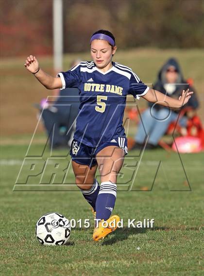 Thumbnail 3 in Notre Dame-Fairfield @ St. Bernard (CIAC Class M 1st Round) photogallery.