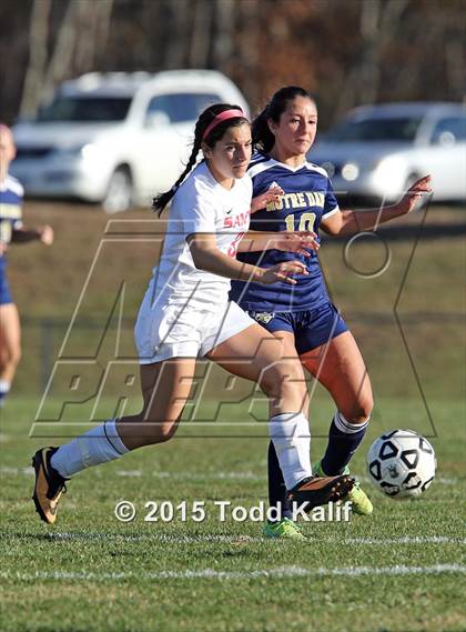 Thumbnail 3 in Notre Dame-Fairfield @ St. Bernard (CIAC Class M 1st Round) photogallery.