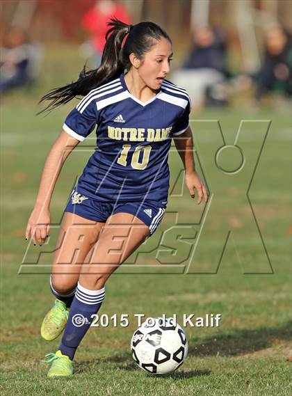 Thumbnail 2 in Notre Dame-Fairfield @ St. Bernard (CIAC Class M 1st Round) photogallery.