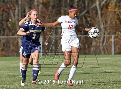 Thumbnail 2 in Notre Dame-Fairfield @ St. Bernard (CIAC Class M 1st Round) photogallery.