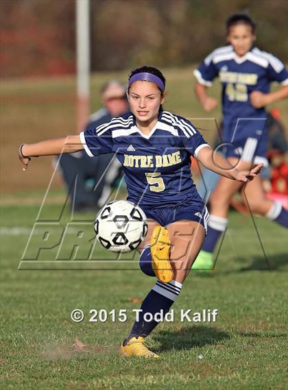 Thumbnail 2 in Notre Dame-Fairfield @ St. Bernard (CIAC Class M 1st Round) photogallery.