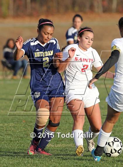 Thumbnail 1 in Notre Dame-Fairfield @ St. Bernard (CIAC Class M 1st Round) photogallery.