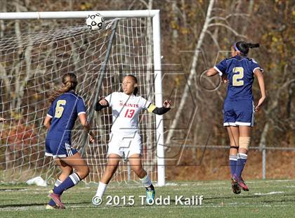 Thumbnail 1 in Notre Dame-Fairfield @ St. Bernard (CIAC Class M 1st Round) photogallery.