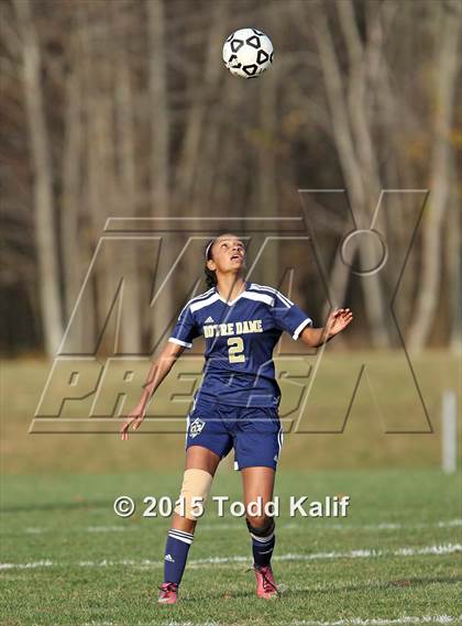 Thumbnail 2 in Notre Dame-Fairfield @ St. Bernard (CIAC Class M 1st Round) photogallery.