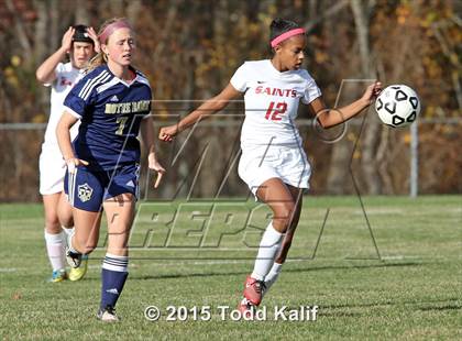 Thumbnail 3 in Notre Dame-Fairfield @ St. Bernard (CIAC Class M 1st Round) photogallery.