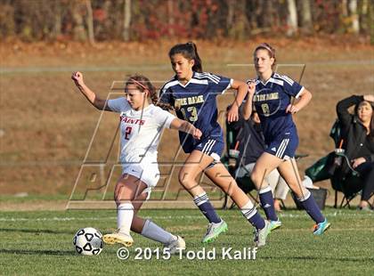 Thumbnail 1 in Notre Dame-Fairfield @ St. Bernard (CIAC Class M 1st Round) photogallery.