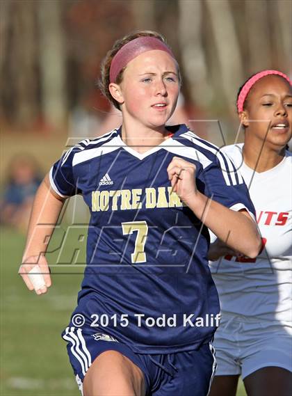 Thumbnail 2 in Notre Dame-Fairfield @ St. Bernard (CIAC Class M 1st Round) photogallery.