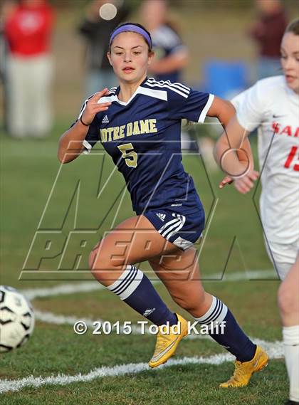 Thumbnail 2 in Notre Dame-Fairfield @ St. Bernard (CIAC Class M 1st Round) photogallery.
