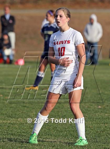 Thumbnail 2 in Notre Dame-Fairfield @ St. Bernard (CIAC Class M 1st Round) photogallery.