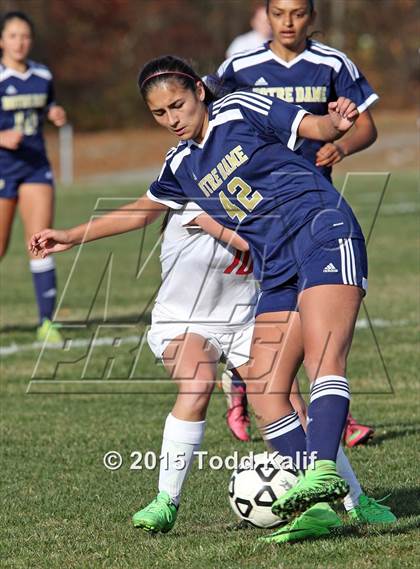 Thumbnail 2 in Notre Dame-Fairfield @ St. Bernard (CIAC Class M 1st Round) photogallery.