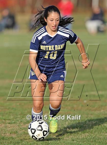 Thumbnail 2 in Notre Dame-Fairfield @ St. Bernard (CIAC Class M 1st Round) photogallery.