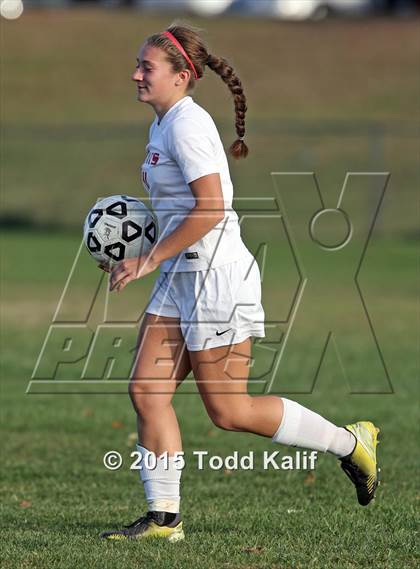 Thumbnail 1 in Notre Dame-Fairfield @ St. Bernard (CIAC Class M 1st Round) photogallery.
